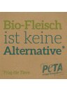 Sticker Bio-Fleisch ist keine Alternative (50er Set)