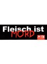 Sticker - Fleisch ist Mord