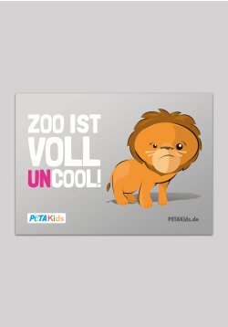 Sticker - Zoo ist voll uncool!