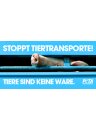 Sticker - Stoppt Tiertransporte! Tiere sind keine Ware
