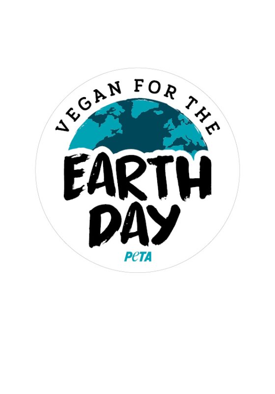 Sticker - Vegan For The Earth Day