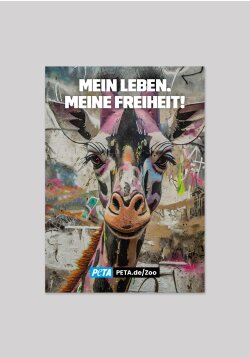 Sticker - Mein Leben. Meine Freiheit (Giraffe)