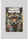Sticker - Mein Pelz gehört mir (Fuchs)