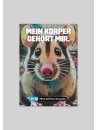 Sticker - Mein Körper gehört mir (Ratte)