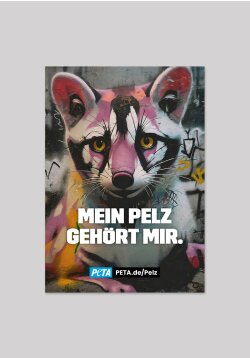 Sticker - Mein Pelz gehört mir (Nerz)