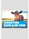 Poster - Vegan fürs Klima & die Tiere
