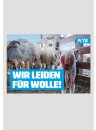 Poster - Wir leiden für Wolle